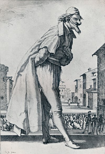 No. IV.- De Grote Pantalon, c1620-1635, 1924 door Jacques Callot
