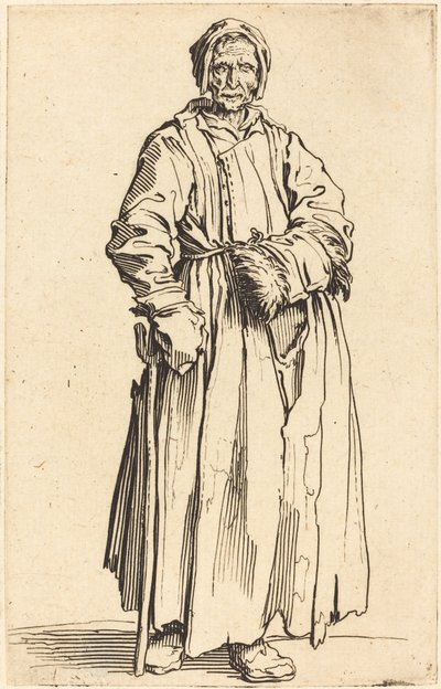 Eenogige vrouw door Jacques Callot