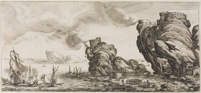 Pantalone, van Drie Italiaanse Komieken door Jacques Callot