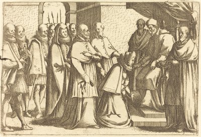 Pauselijke Audiëntie door Jacques Callot
