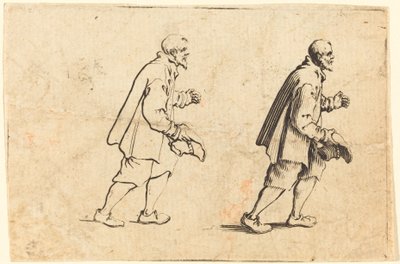 Boer met Hoed in de Hand door Jacques Callot
