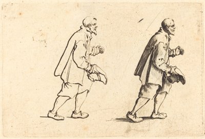Boer met hoed in de hand door Jacques Callot