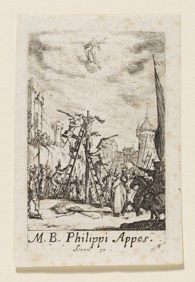 Filippus de Apostel (Philippi Appos.) door Jacques Callot