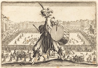 Piazza Presso alla Porta al Prato, c. 1622 door Jacques Callot