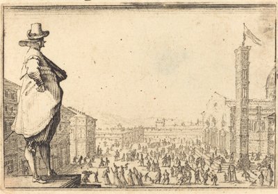 Piazza del Duomo, Florence door Jacques Callot