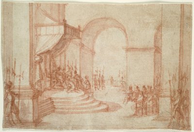 Pilatus Wast Zijn Handen door Jacques Callot