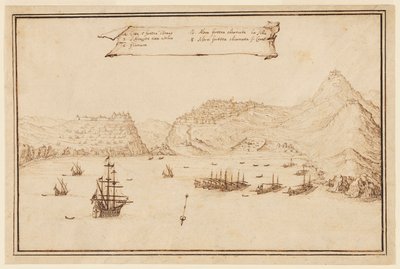 Planometrisch Uitzicht op Oran, Algerije door Jacques Callot