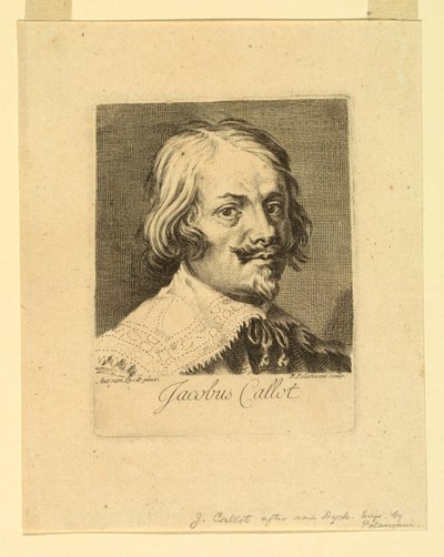 Portret van Jacques Callot door Jacques Callot