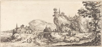 Terugkeer van de jacht, waarschijnlijk ca. 1630 door Jacques Callot