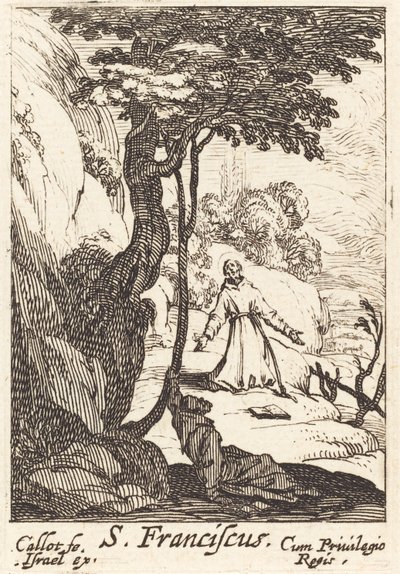 Sint Franciscus door Jacques Callot