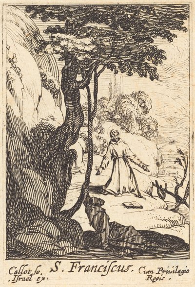 Sint Franciscus door Jacques Callot