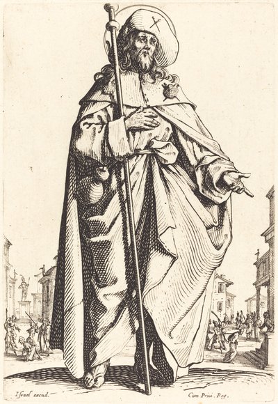Sint Jacobus de Meerdere door Jacques Callot