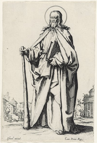 Sint Jacobus de Mindere uit Les Grands Apôtres, 1631 door Jacques Callot