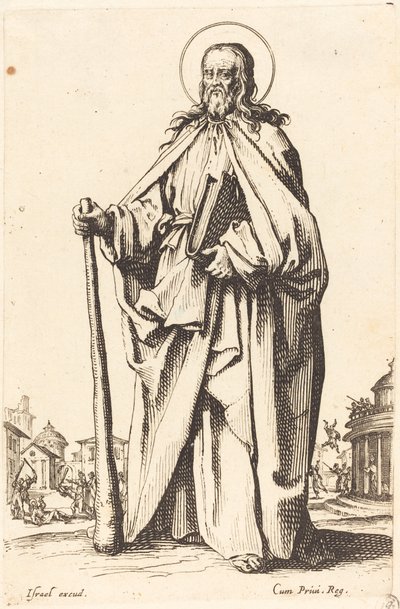 Sint Jacobus de Mindere door Jacques Callot