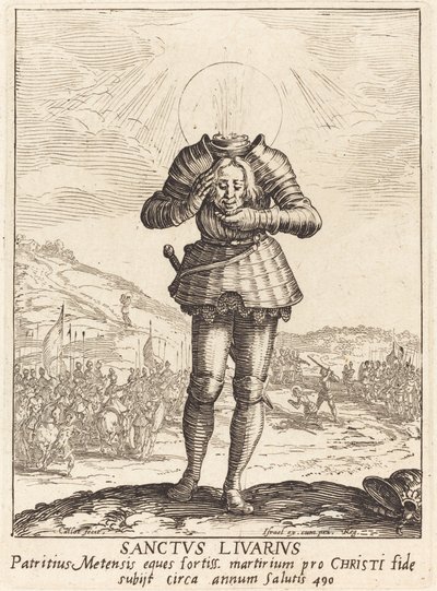 Sint Livier door Jacques Callot