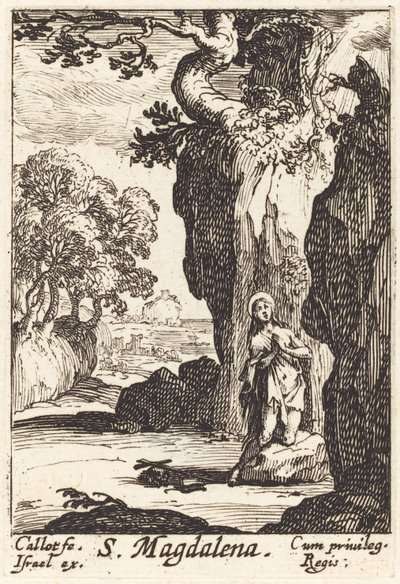 Sint Maria Magdalena door Jacques Callot