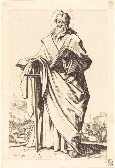 Sint Paulus door Jacques Callot