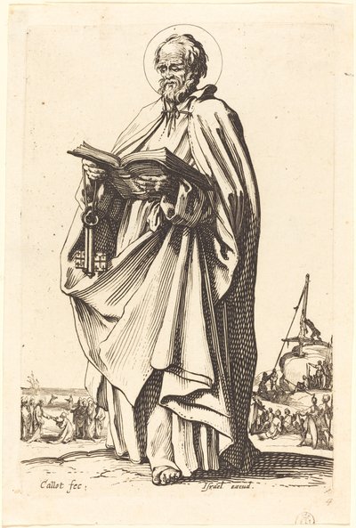 Sint Petrus door Jacques Callot