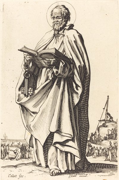 Sint Petrus door Jacques Callot