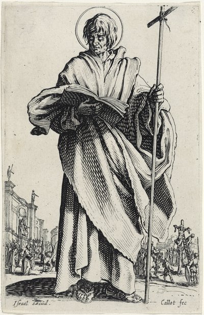 Sint Filippus uit Les Grands Apôtres, 1631 door Jacques Callot