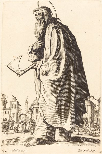 Sint Thaddeus door Jacques Callot