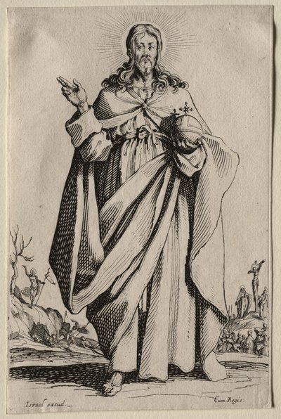 Salvatoris Beatae Mariae Virginis Sanctorum Apostolorum Icones / Les Grands Apôtres: De Verlosser door Jacques Callot
