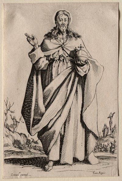 Salvatoris Beatae Mariae Virginis Sanctorum Apostolorum Icones / Les Grands Apôtres: De Verlosser door Jacques Callot