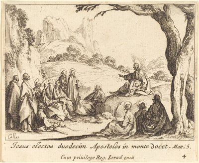 De Bergrede door Jacques Callot