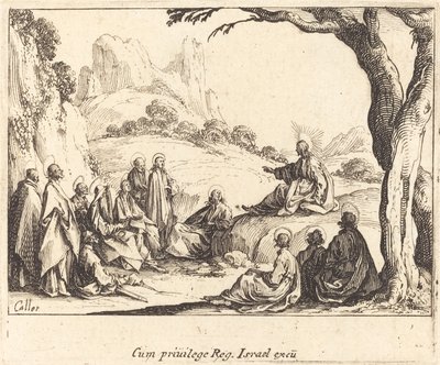 De Bergrede door Jacques Callot