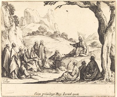 De Bergrede door Jacques Callot