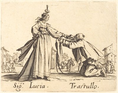 Signa. Lucia en Trastullo door Jacques Callot