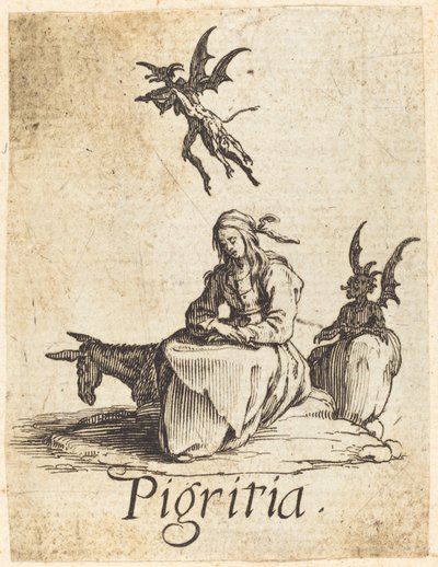 Luiheid door Jacques Callot