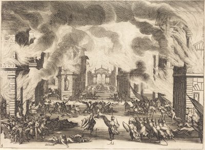 Solimano, Act V door Jacques Callot