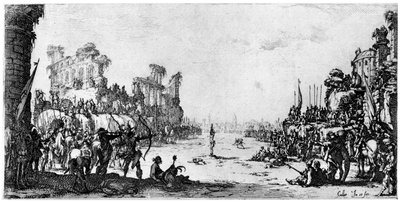 St Sebastien door Jacques Callot
