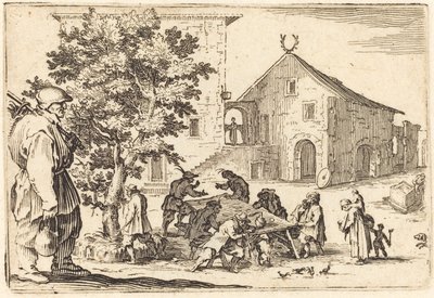 Taverne, ca. 1622 door Jacques Callot