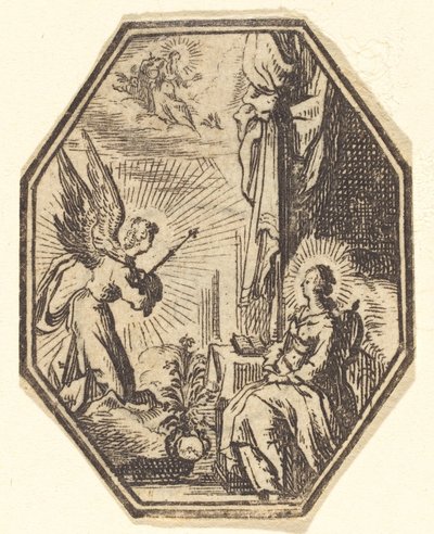De annunciatie door Jacques Callot