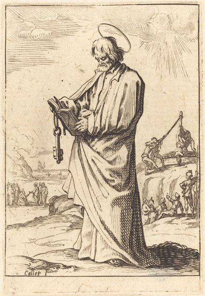 De apostel Petrus door Jacques Callot