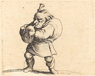 De Doedelzakspeler door Jacques Callot