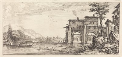 De baders door Jacques Callot