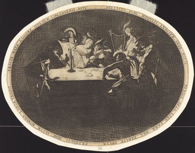 De Kaartspelers door Jacques Callot