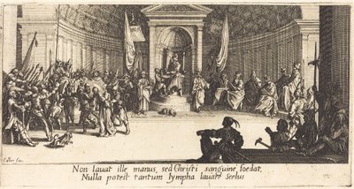 De Veroordeling tot de Dood door Jacques Callot