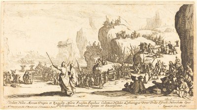 De Oversteek van de Rode Zee door Jacques Callot