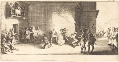 De Kroning met Doornen door Jacques Callot