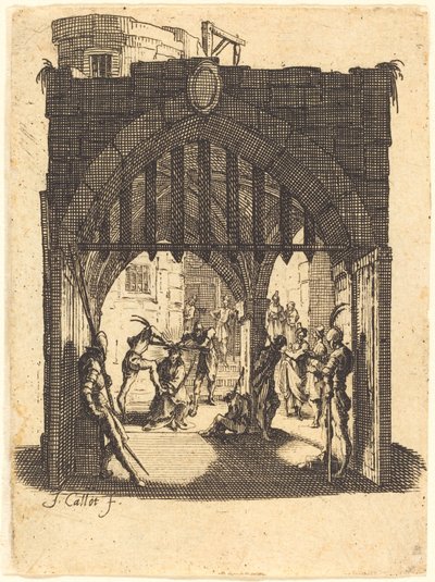 De Kroning met Doornen door Jacques Callot