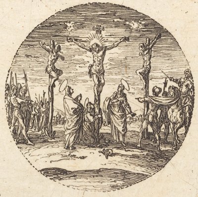 De Kruisiging door Jacques Callot