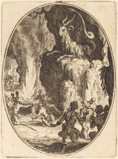 De cultus van de demon door Jacques Callot