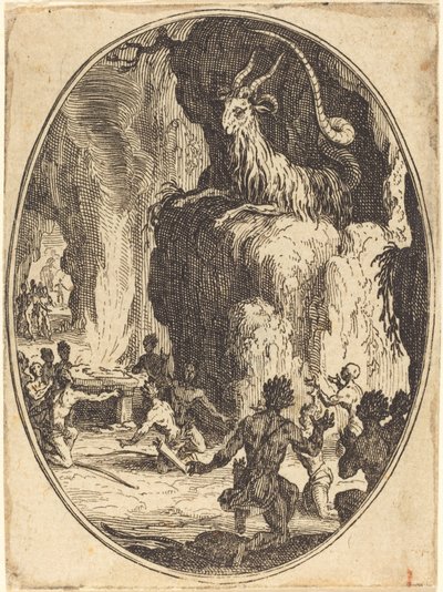 De cultus van de demon door Jacques Callot