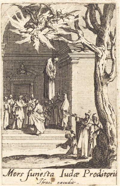 De Dood van Judas door Jacques Callot