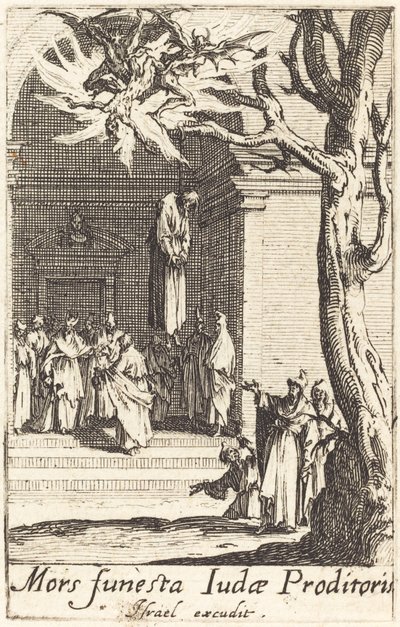 De Dood van Judas, ca. 1634-1635 door Jacques Callot