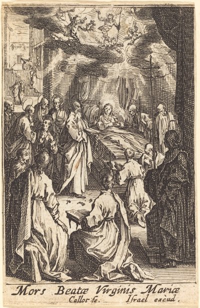 De dood van de Maagd door Jacques Callot